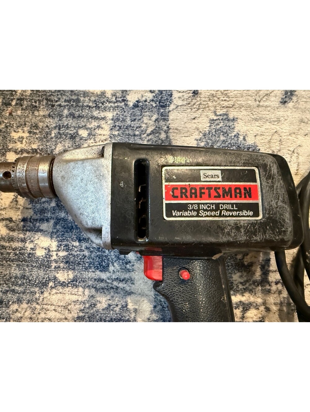 Vintage Craftsman 315.10510 3/8 Corded Drill Works Box USA